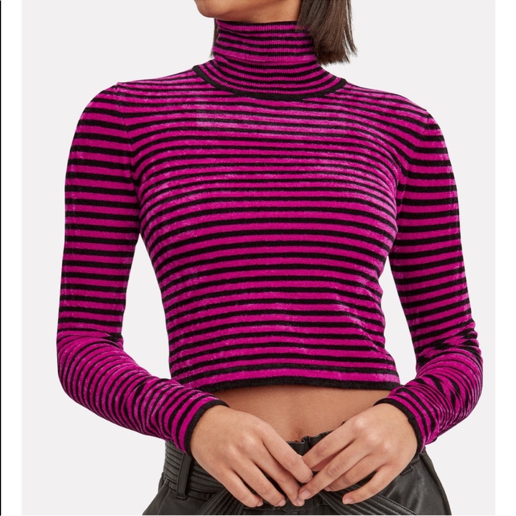 Ronny Kobo Turtleneck Crop